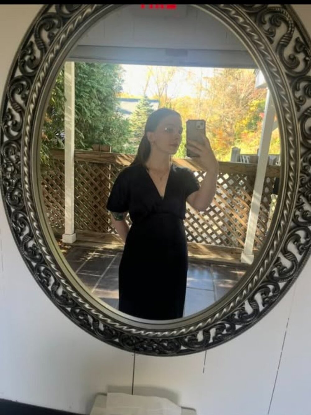 Satin V Neck Formal Maxi Dress